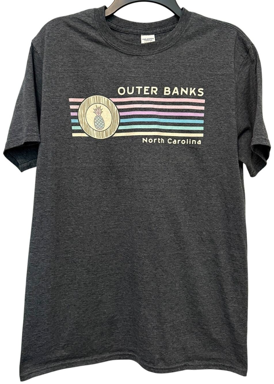 Gildan Outer Banks Tee Tshirt North Carolina Pineapple Large
